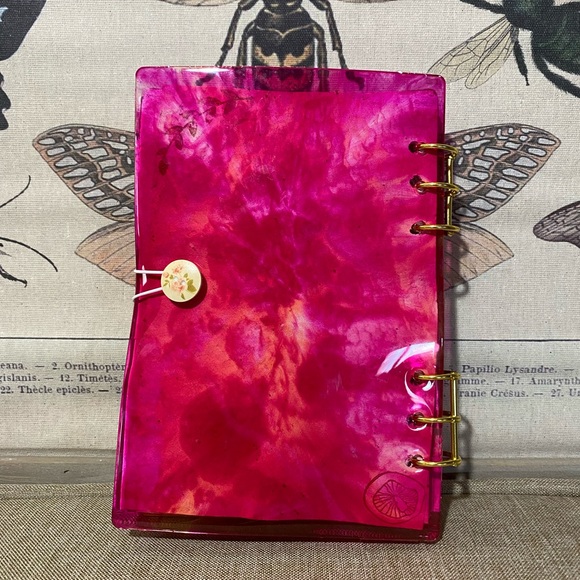 Crazy in Love Handmade Notebook with Recycled Paper Size Large - Picture 3 of 5